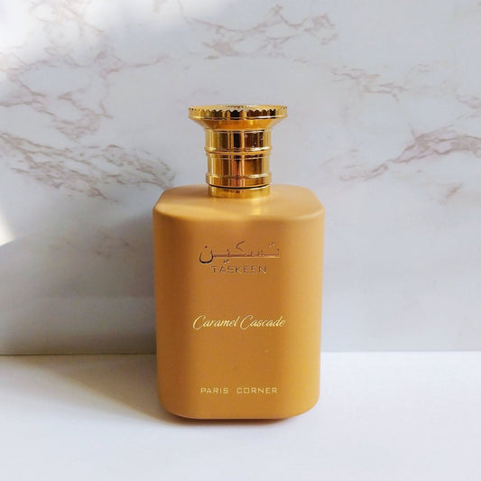 Paris Corner Taskeen Caramel Cascade Fragrance Sample UK